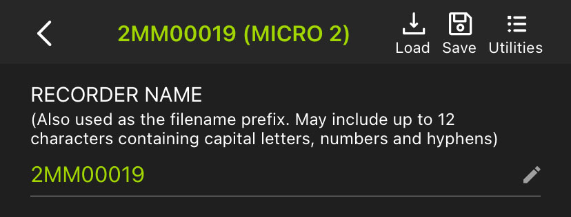 Screenshot of the top portion of the paired Configuration Editor, described below.