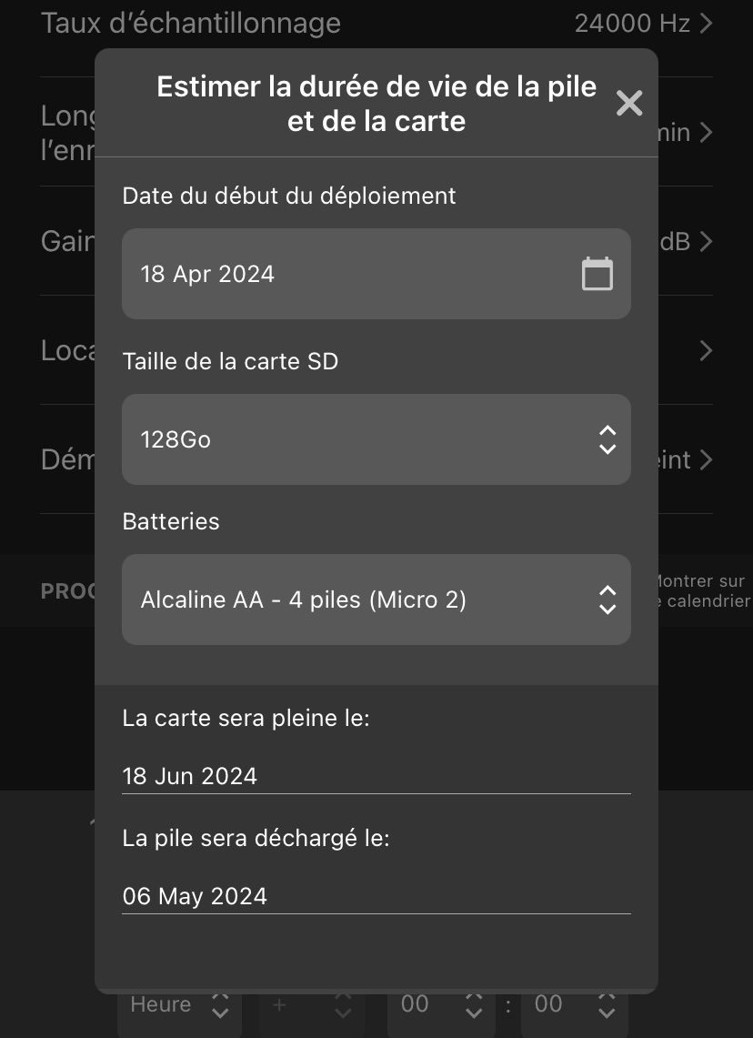 Capture d’écran de l’interface, décrite dans le texte suivant.