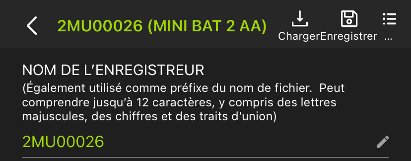 Capture d’écran de la partie supérieure de l’Éditeur de configuration appairé, décrit ci-dessous.