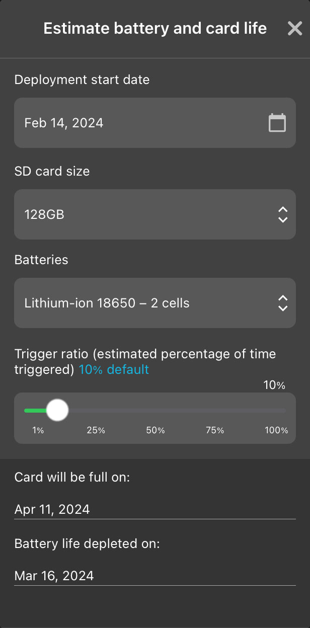 Screenshot of interface, described in following text.